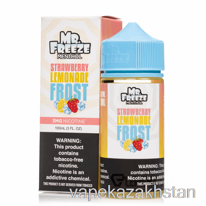 Vape Disposable Strawberry Lemonade Frost - Mr Freeze - 100mL 3mg